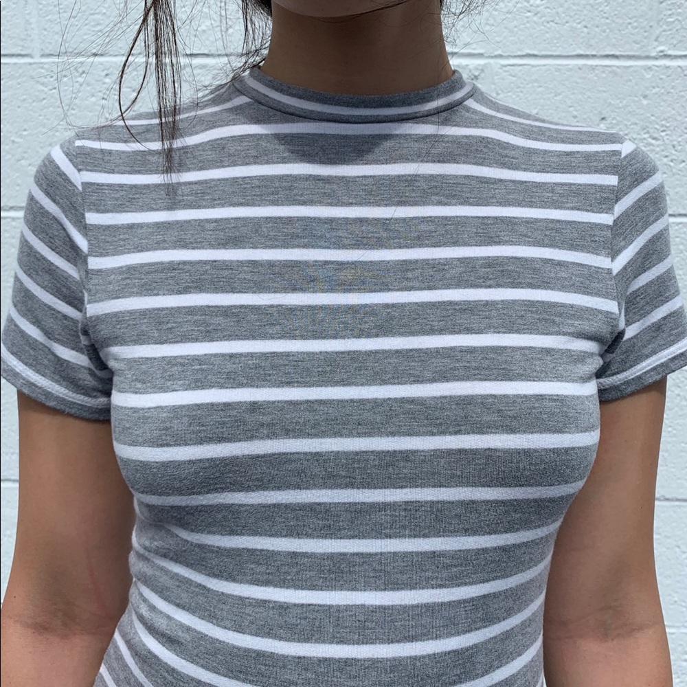 Mock neck dress